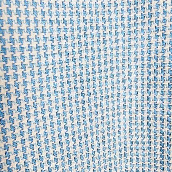 Ben Sherman Blue & White Micro Check Button Down Shirt Size 15 32/33 - Small - Picture 4 of 7